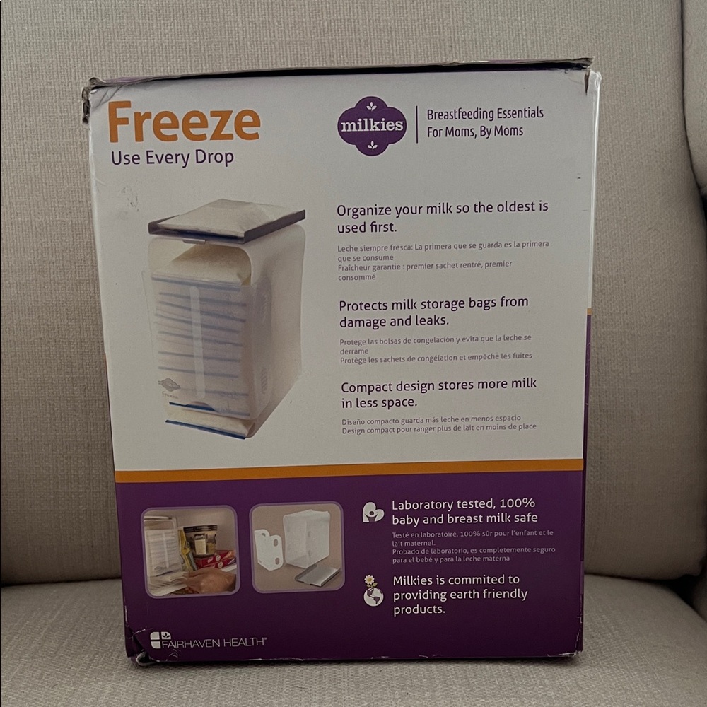 Freeze Breast Milk Storage System - White